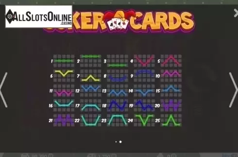 Screen3. Joker Cards from MrSlotty