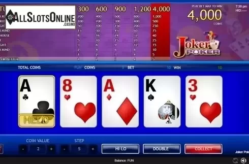 Game workflow. Joker Poker (Espresso Games) from Espresso Games
