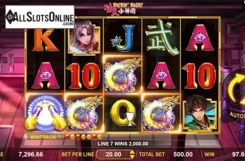 Win screen  2. Kickin' Kash! from Aspect Gaming