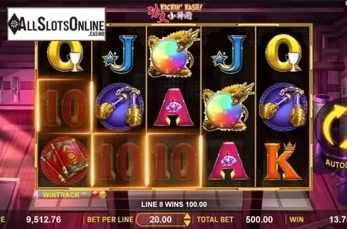 Win screen . Kickin' Kash! from Aspect Gaming