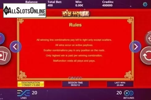 Game Rules. Kin House from DLV