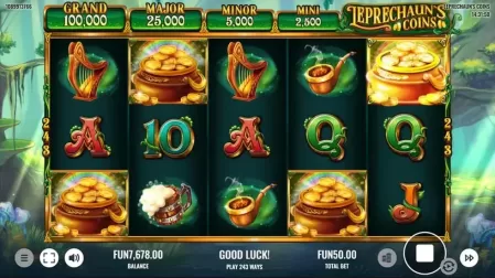 Leprechaun's Coins slot screenshot 3