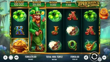 Leprechaun's Coins slot screenshot 2