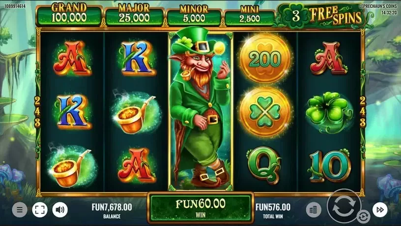 Leprechaun's Coins slot screenshot 5