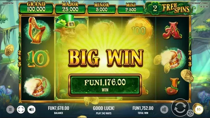 Leprechaun's Coins slot screenshot 6