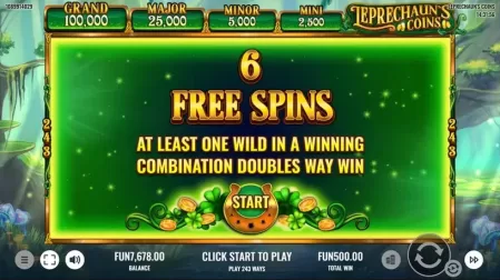 Leprechaun's Coins slot screenshot 4