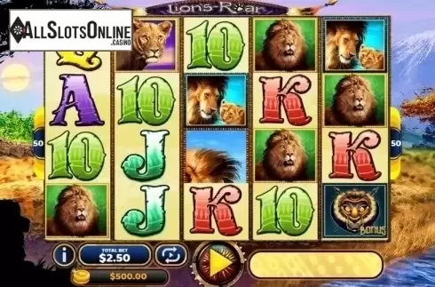Reel Screen. Lion's Roar (MultiSlot) from MultiSlot