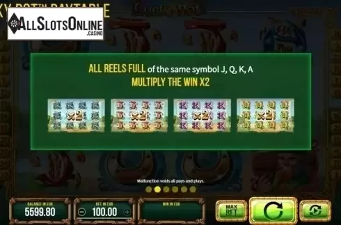 Win Multiplier. Lucky Pot from SYNOT