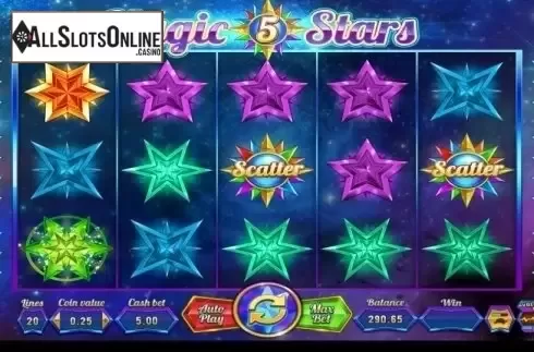 Reel Screen. Magic Stars 5 from Wazdan