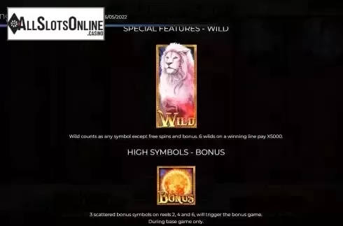 Special symbols screen
