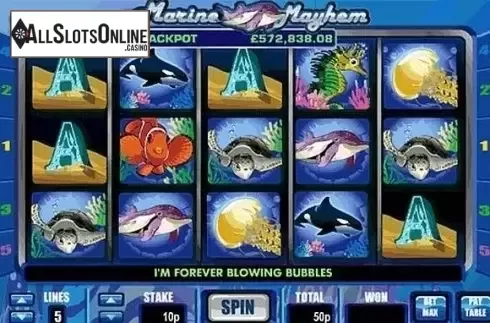 Screen3. Marine Mayhem Mini from Playtech