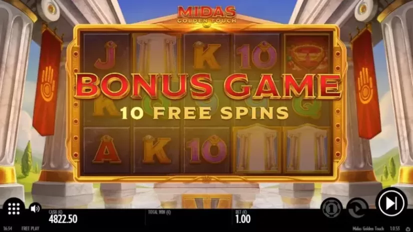 Midas Golden Touch slot screenshot 5