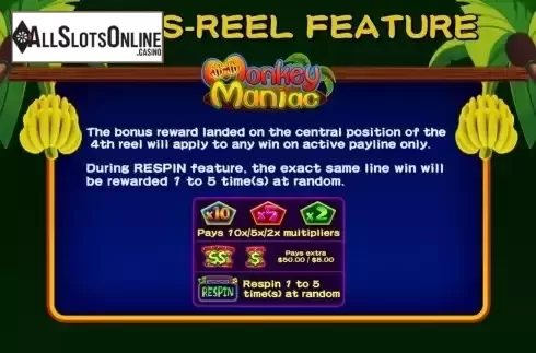 Game Feature screen