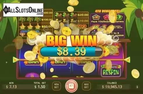 Big Win screen