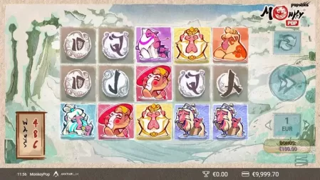 MonkeyPop slot screenshot 1