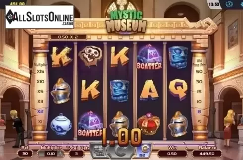 Win Screen 1. Mystic Museum from Dream Tech