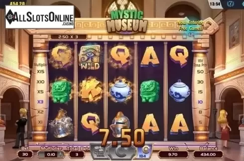 Win Screen 2. Mystic Museum from Dream Tech