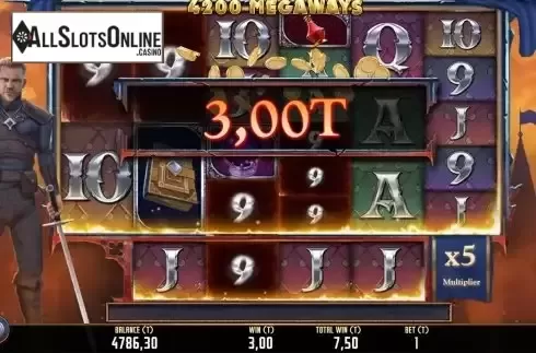 Free Spins Gameplay Screen