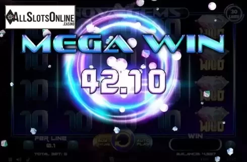 Mega Win. Nova Gems from Spinomenal
