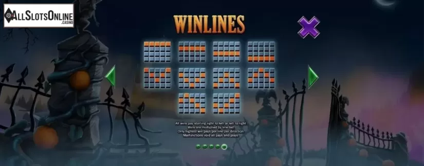 Lines. Pumpkin Bonanza from Playtech
