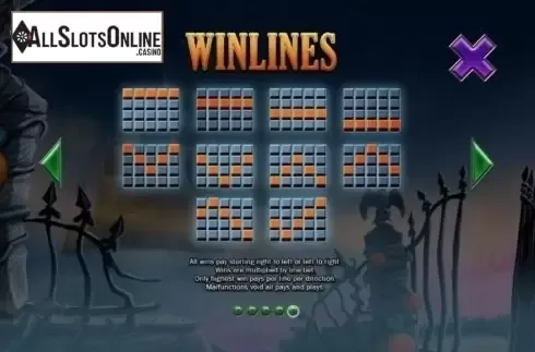 Lines. Pumpkin Bonanza from Playtech
