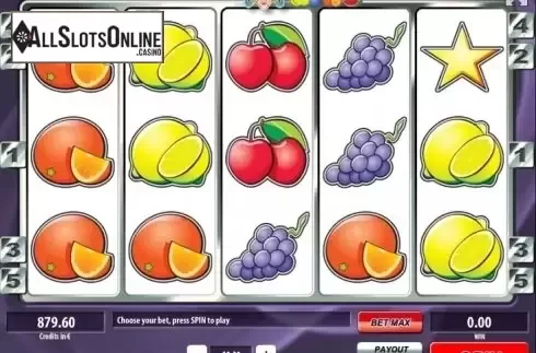 Reel screen. Red seven from Tom Horn Gaming