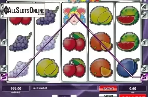 Wild Win screen. Red seven from Tom Horn Gaming