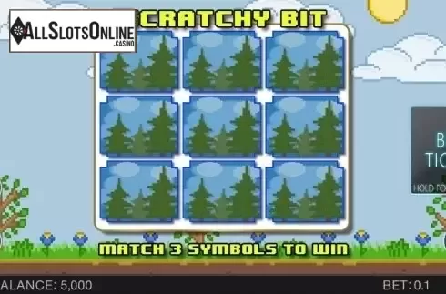 Game Screen 1. Scratchy Bit from Spinomenal