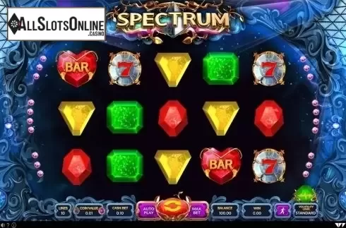 Reels screen. Spectrum (Wazdan) from Wazdan