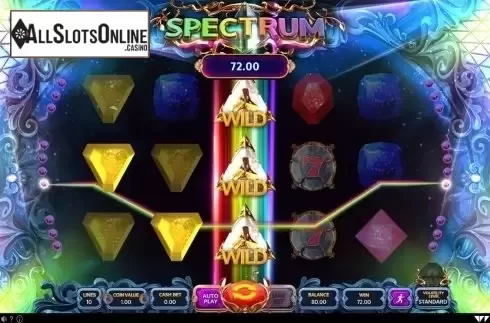 Wild win screen. Spectrum (Wazdan) from Wazdan
