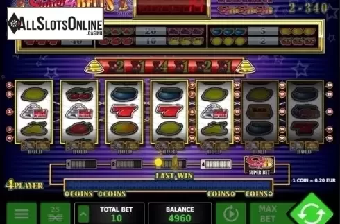 Win Screen 2. Super 4 Bells from StakeLogic