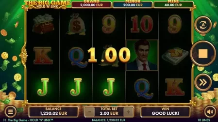 The Big Game Hold'N'Link slot screenshot 2