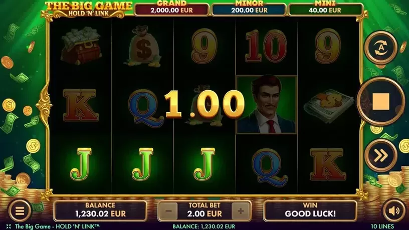 The Big Game Hold'N'Link slot screenshot 2