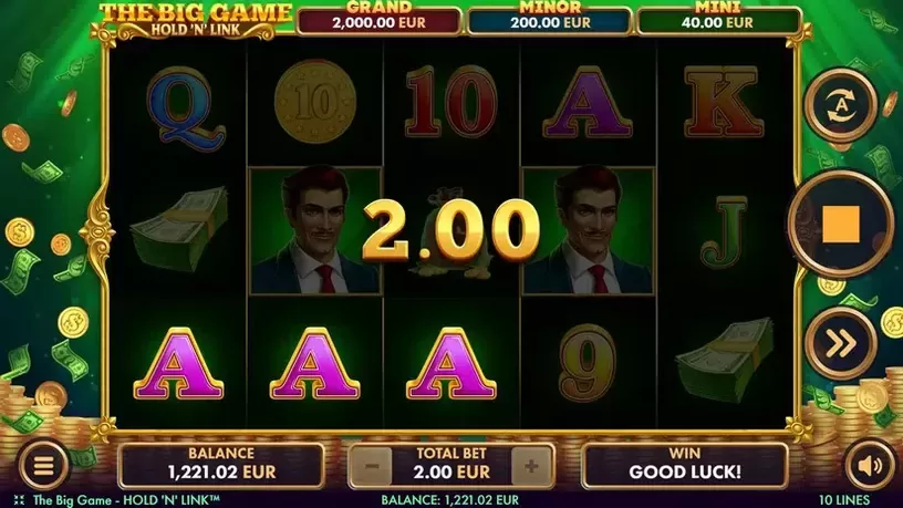 The Big Game Hold'N'Link slot screenshot 3