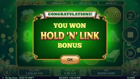 The Big Game Hold'N'Link slot screenshot 5