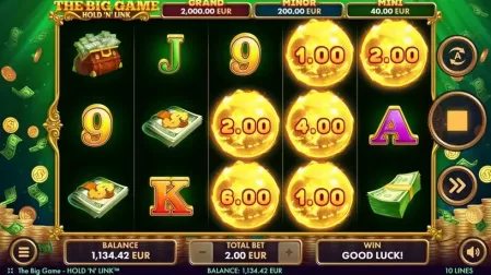 The Big Game Hold'N'Link slot screenshot 4