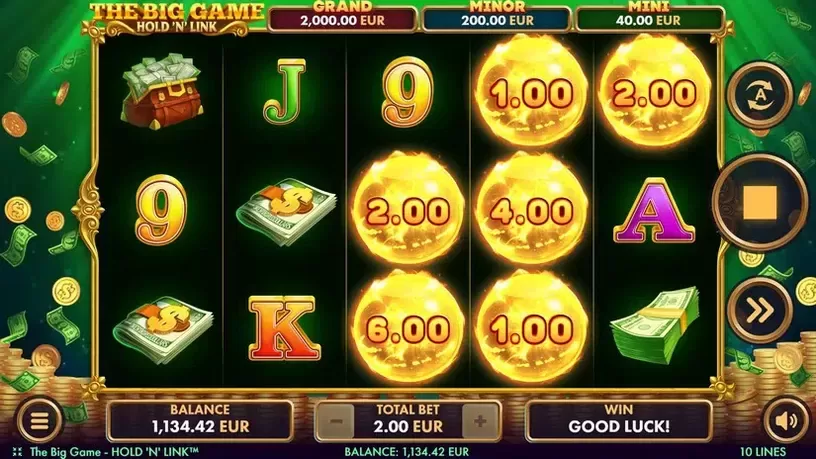 The Big Game Hold'N'Link slot screenshot 4
