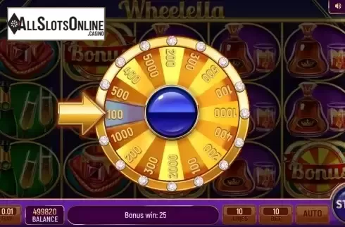 Bonus Wheel Screen