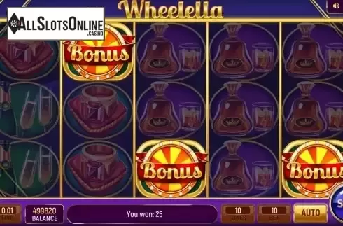 Bonus Wheel Win Screen