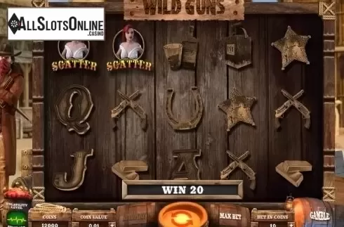 Scatter screen. Wild Guns (Wazdan) from Wazdan