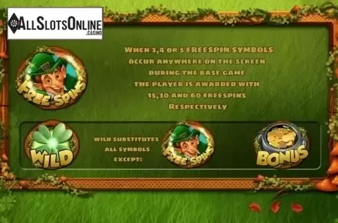 Features. Wild Leprechaun (PlayPearls) from PlayPearls