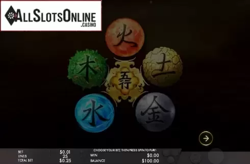 Introscreen. Wu Xing (Genesis) from Genesis