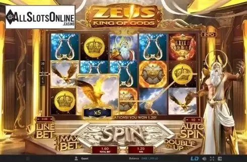 Screen 2. Zeus King of Gods from GamePlay