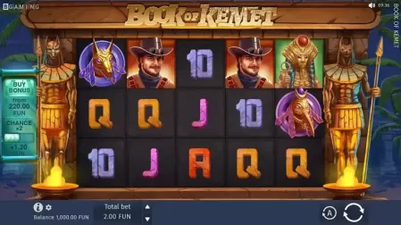 Book of Kemet slot screenshot 1