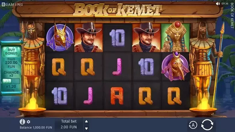 Book of Kemet slot screenshot