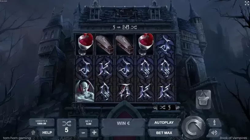 Book of Vampires slot screenshot 