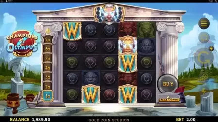 Champions of Olympus slot screenshot 4