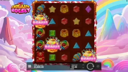 Chocolate Rocket slot screenshot 2