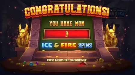 Escape the Pyramid – Fire & Ice slot screenshot 3