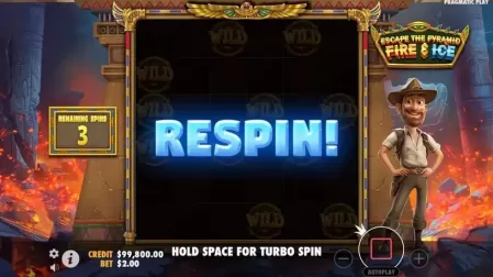 Escape the Pyramid – Fire & Ice slot screenshot 4